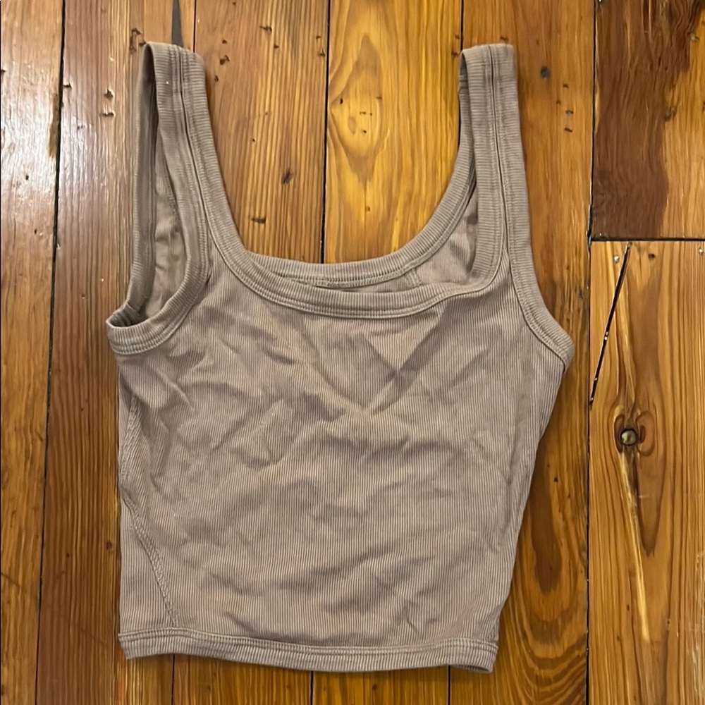 Lululemon brown Ribbed Tank Top